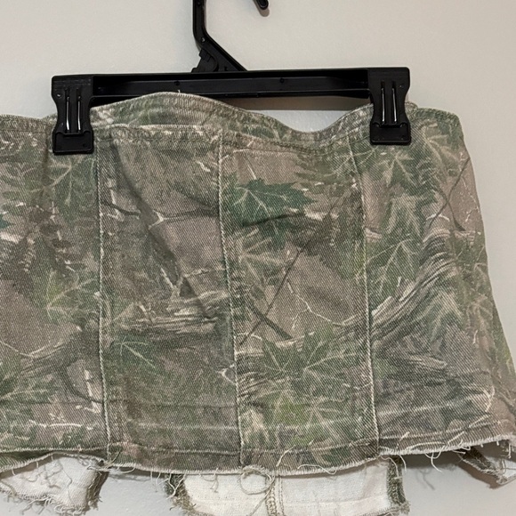 PacSun Camouflage strapless rugged top - Picture 5 of 11